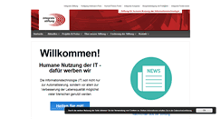 Desktop Screenshot of integrata-stiftung.de