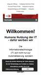 Mobile Screenshot of integrata-stiftung.de